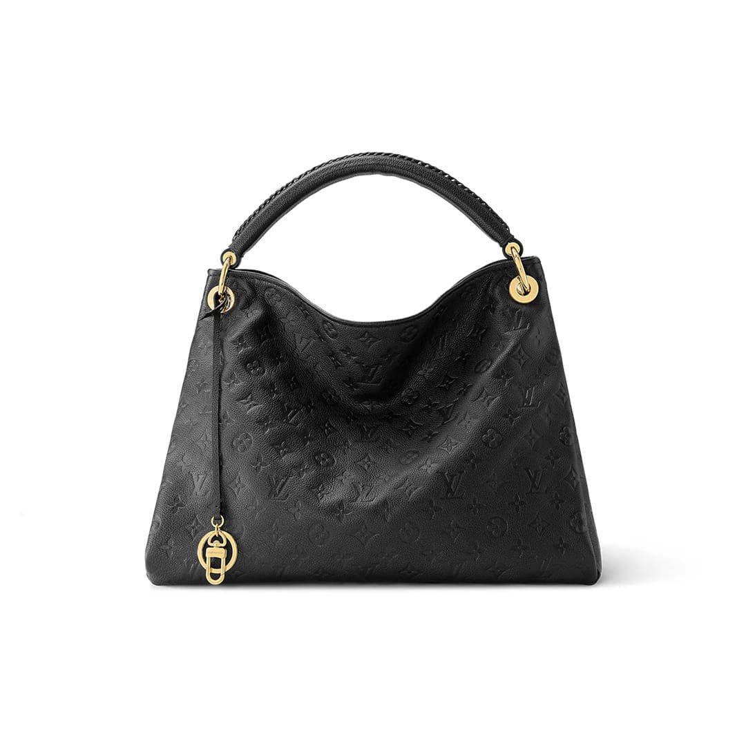 L0vis Vvtt0n ARTSY MM EMPREINTE LEATHER MONOGRAM BAG