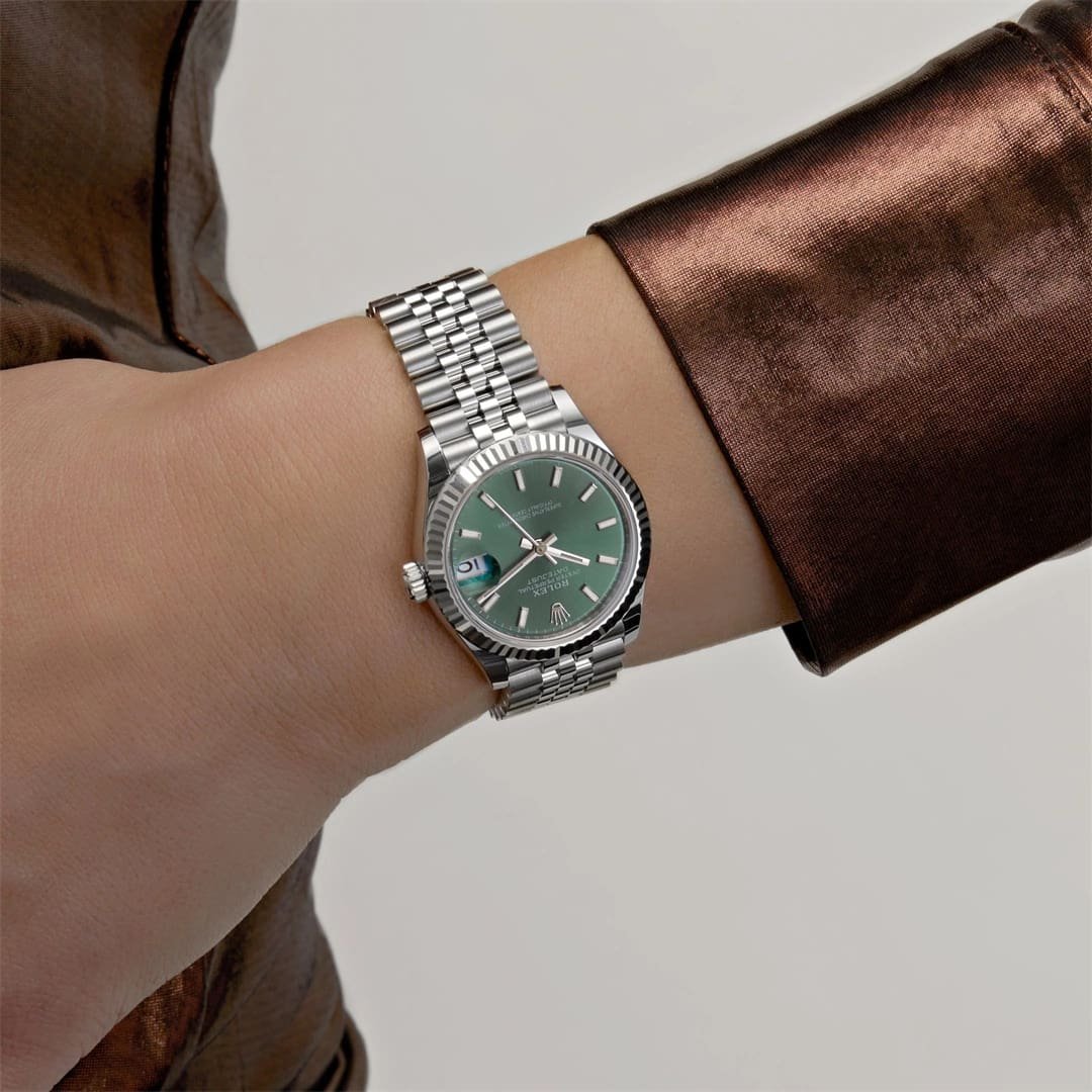 R01ex Datejust 31 278274 ‘Ladies’ Stainless Steel Green Dial (2025)