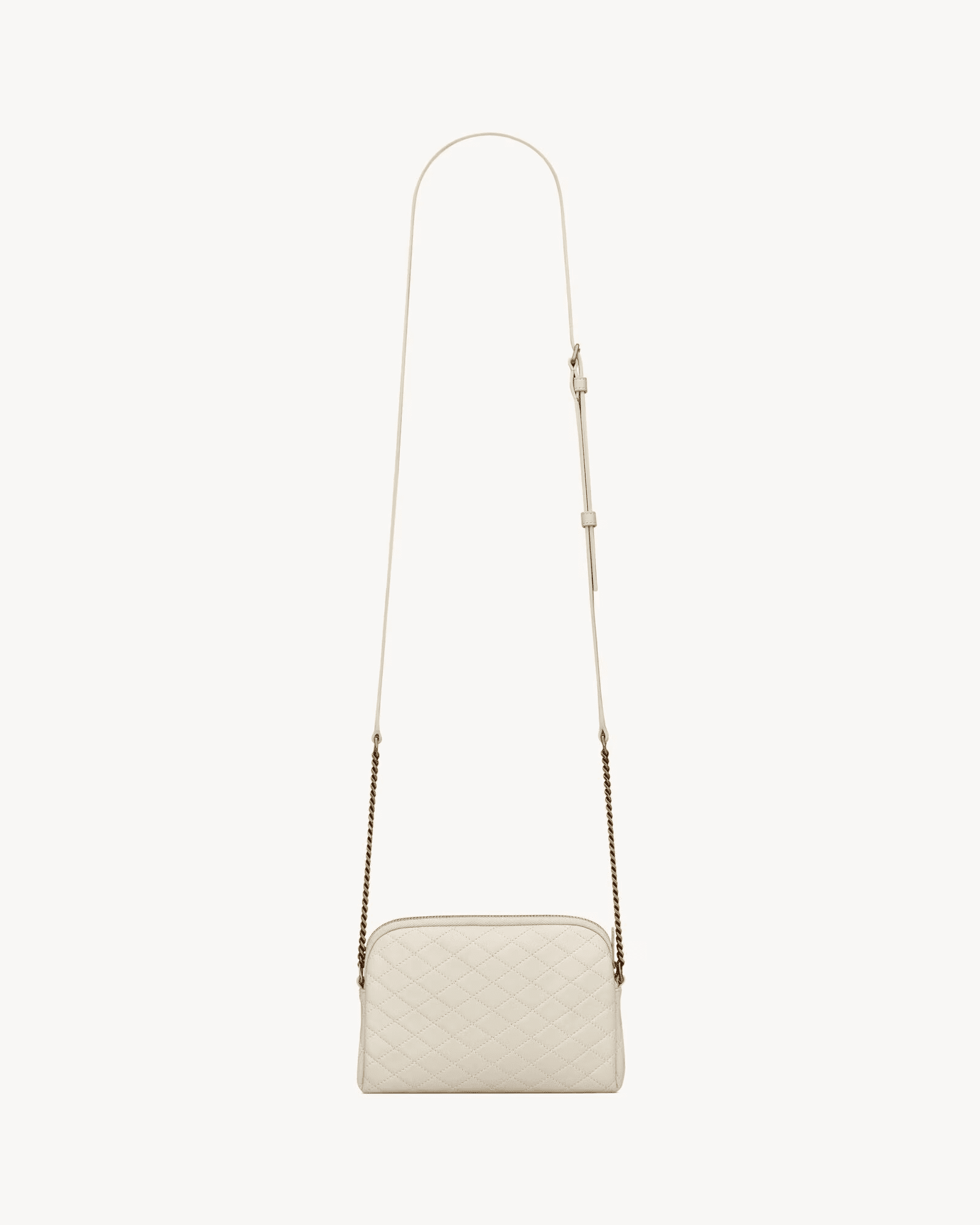 Sa1nt Lau*nt GABY ZIPPERED POUCH IN LAMBSKIN