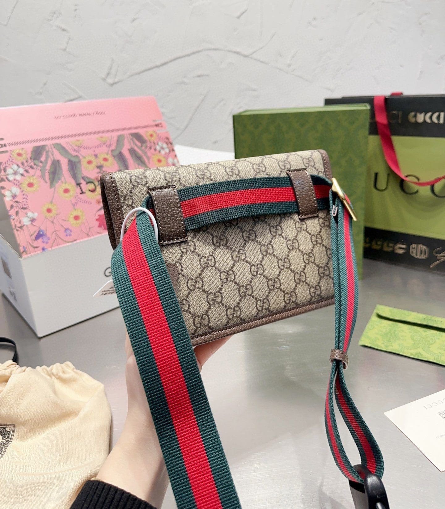 Gvc*1 NEO VINTAGE GG Svp*me BELT BAG