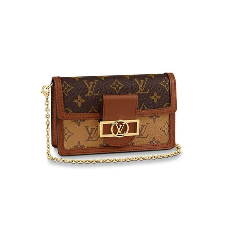 L0vis Vvtt0n Dauphine Chain Wallet M68746