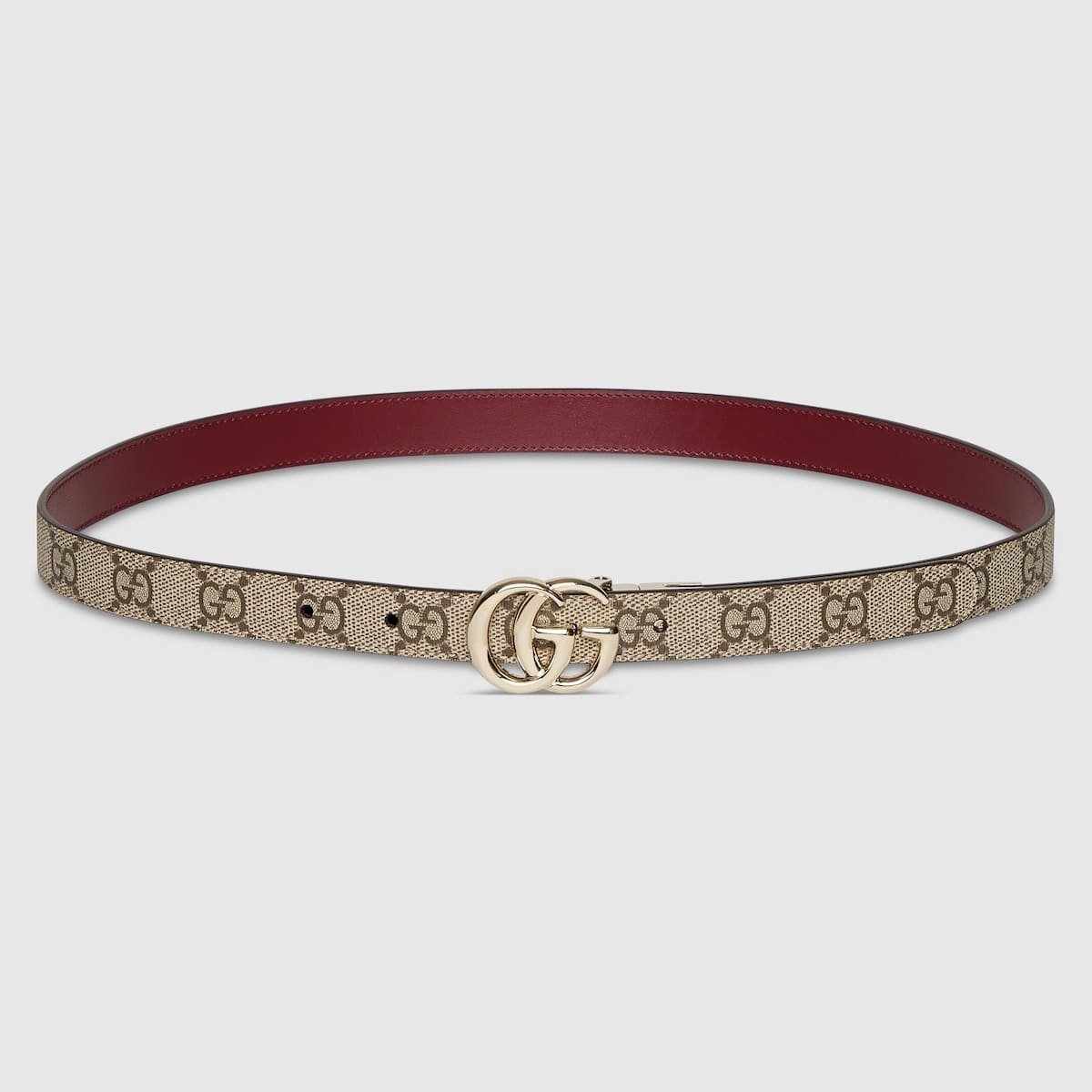 Gvc*1 Reversible GG Marmont thin belt