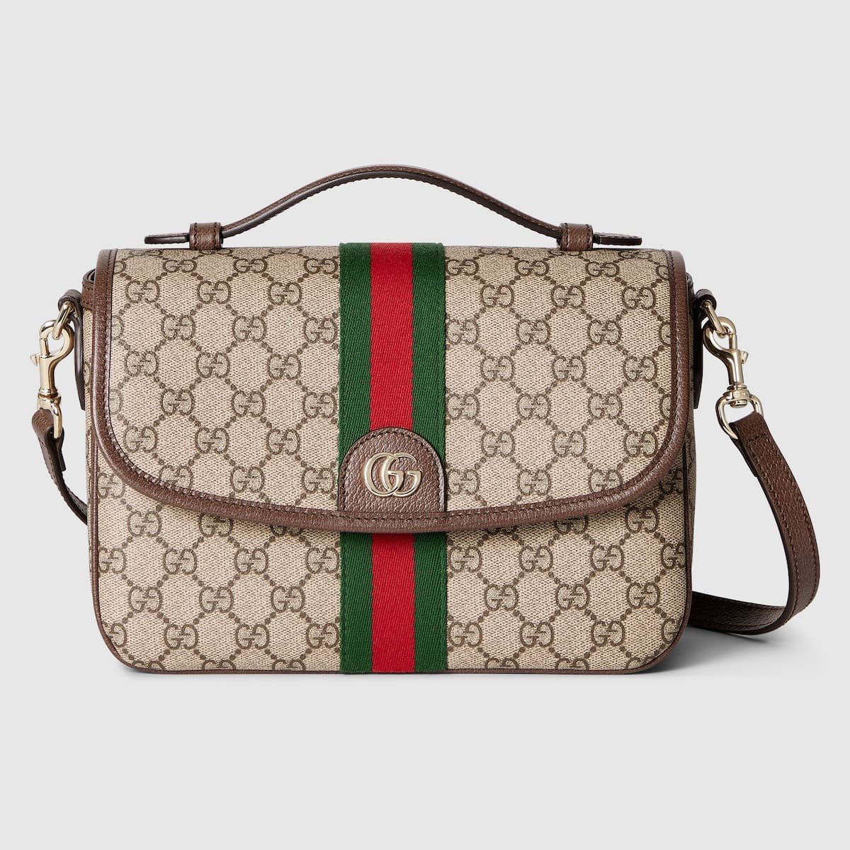 Gvc*1 Ophidia medium top handle bag