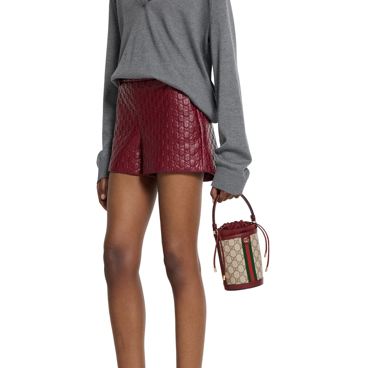 Gvc*1 Ophidia mini bucket bag