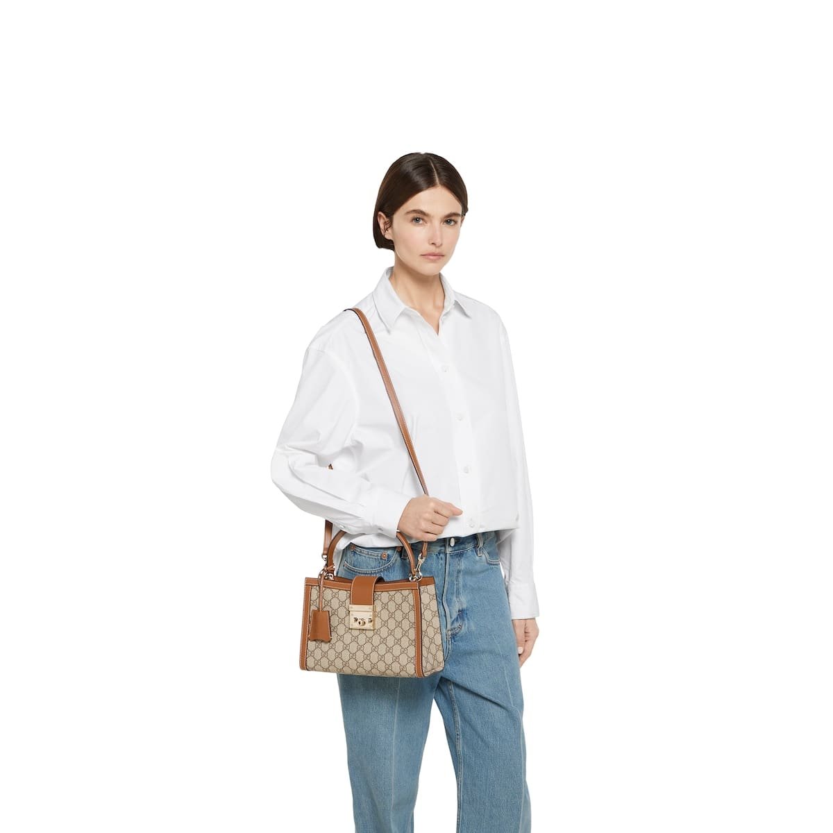 Gvc*1 Padlock medium top handle bag