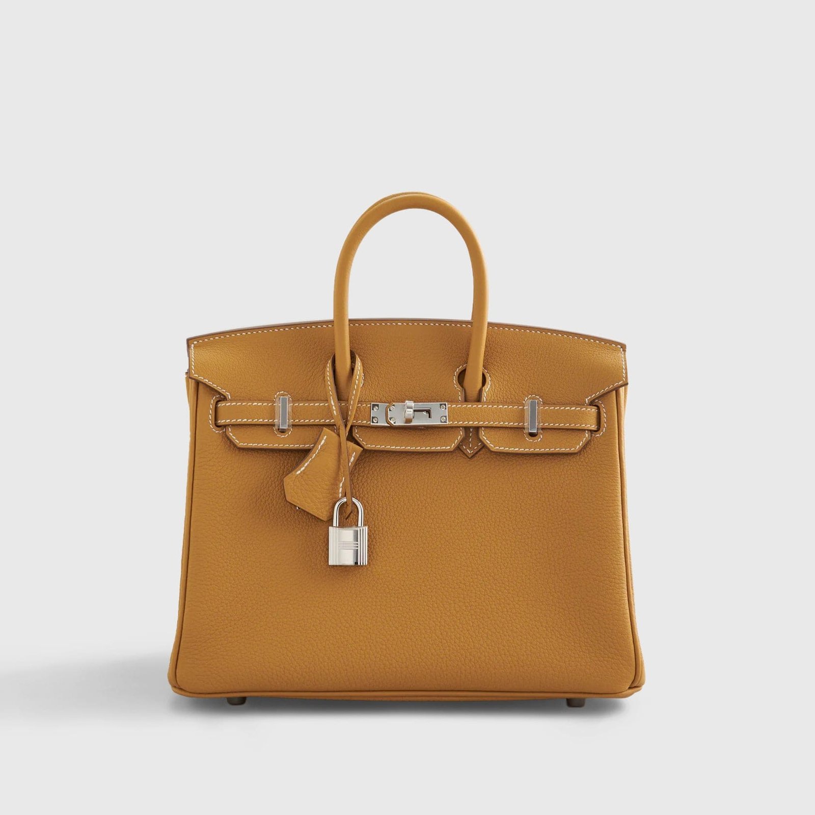 H**me5 Birkin 25 Togo Natural Sable Palladium Hardware