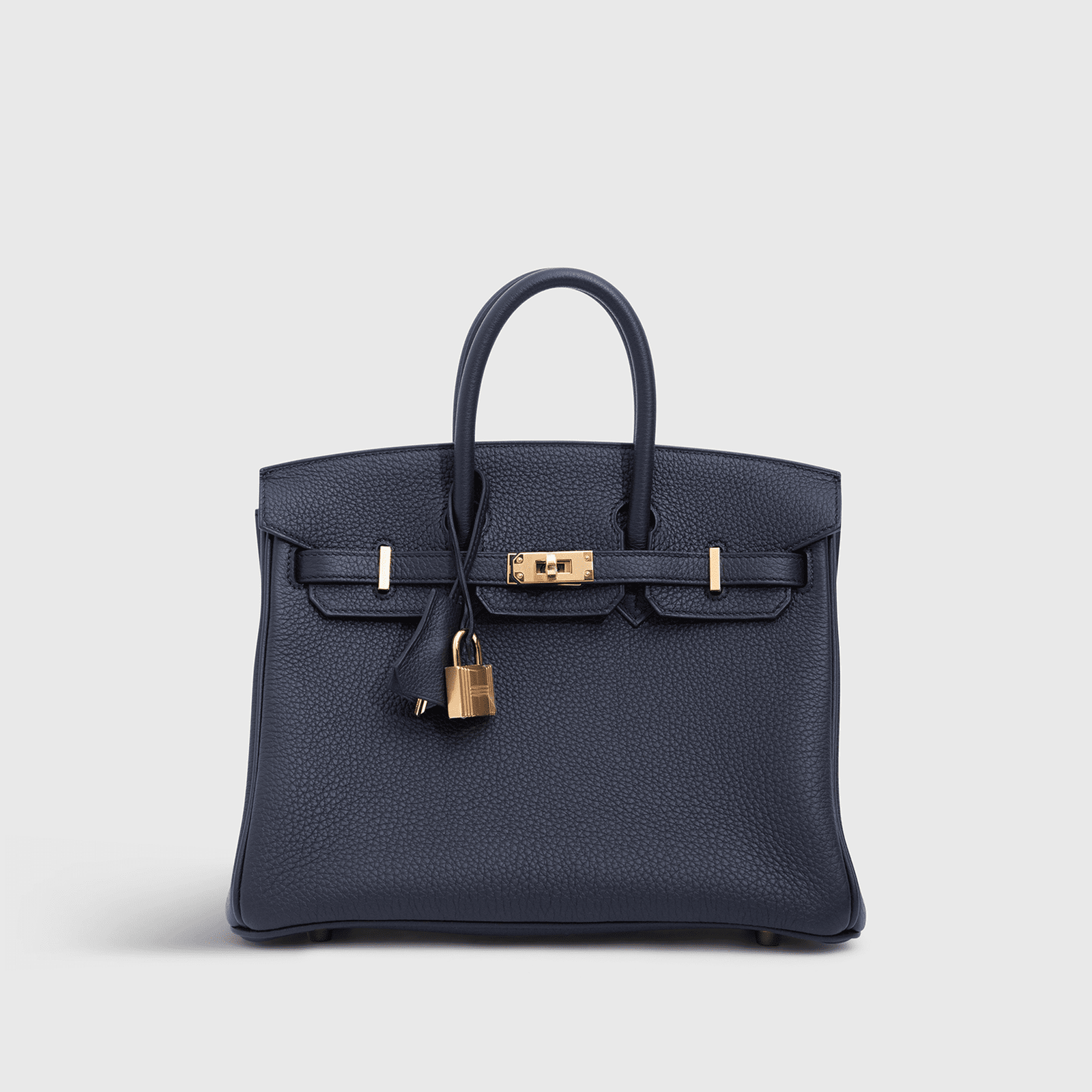 H**me5 Birkin 25 Togo Black/Blue Sapphire Gold Hardware