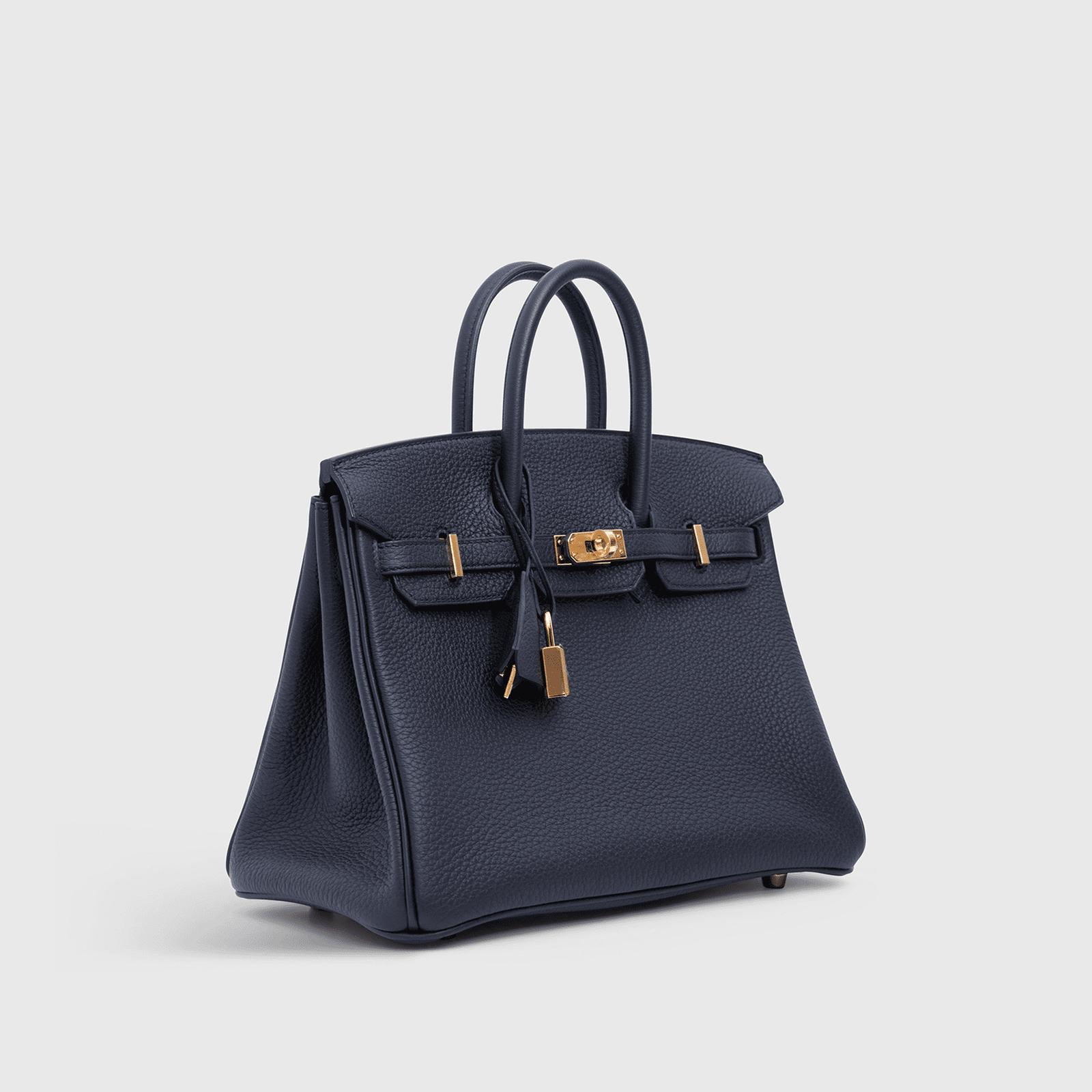 H**me5 Birkin 25 Togo Black/Blue Sapphire Gold Hardware