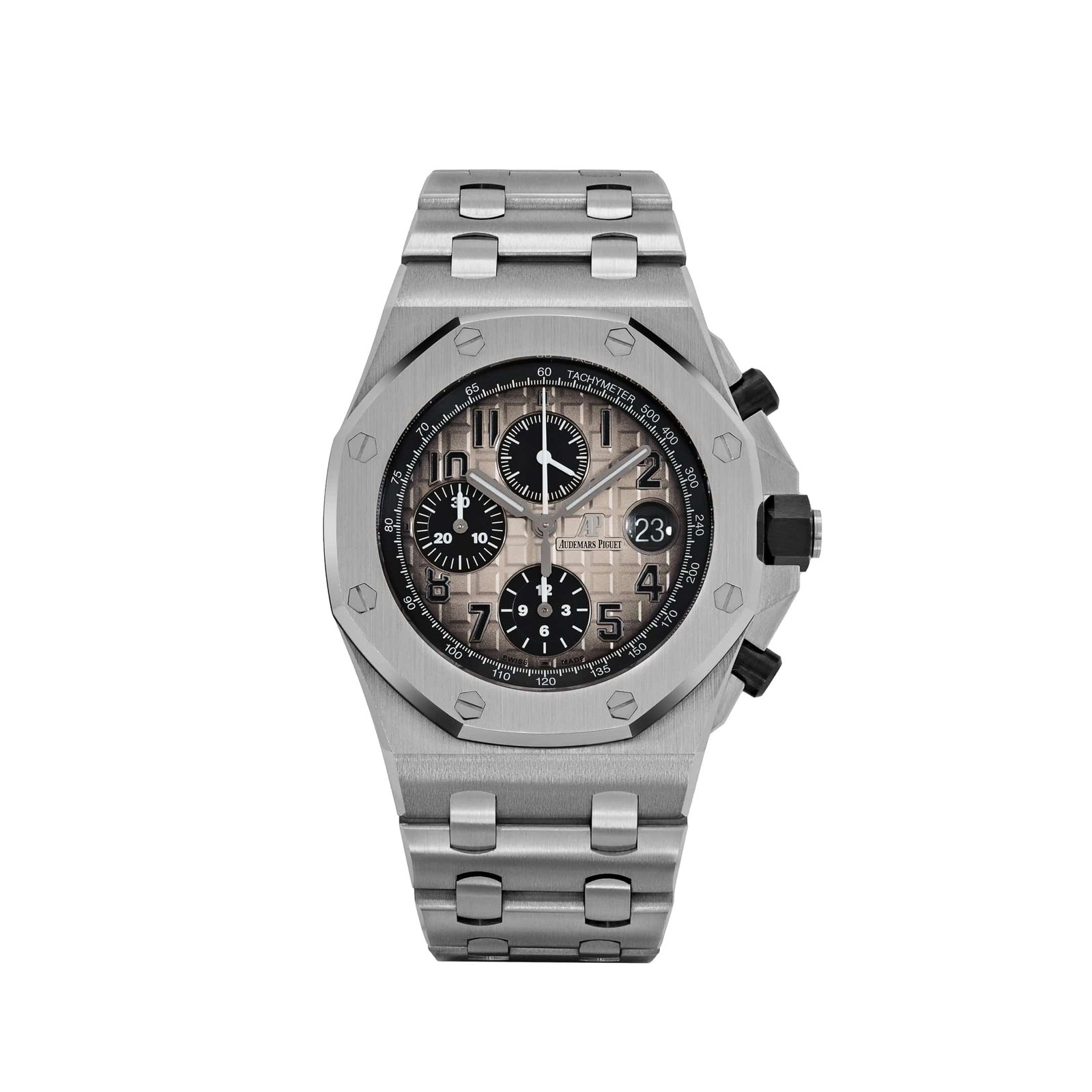 Audemars P1g*et Royal Oak Offshore Chronograph 26470PT.OO.1000PT.01 Platinum Grey Dial (2017)