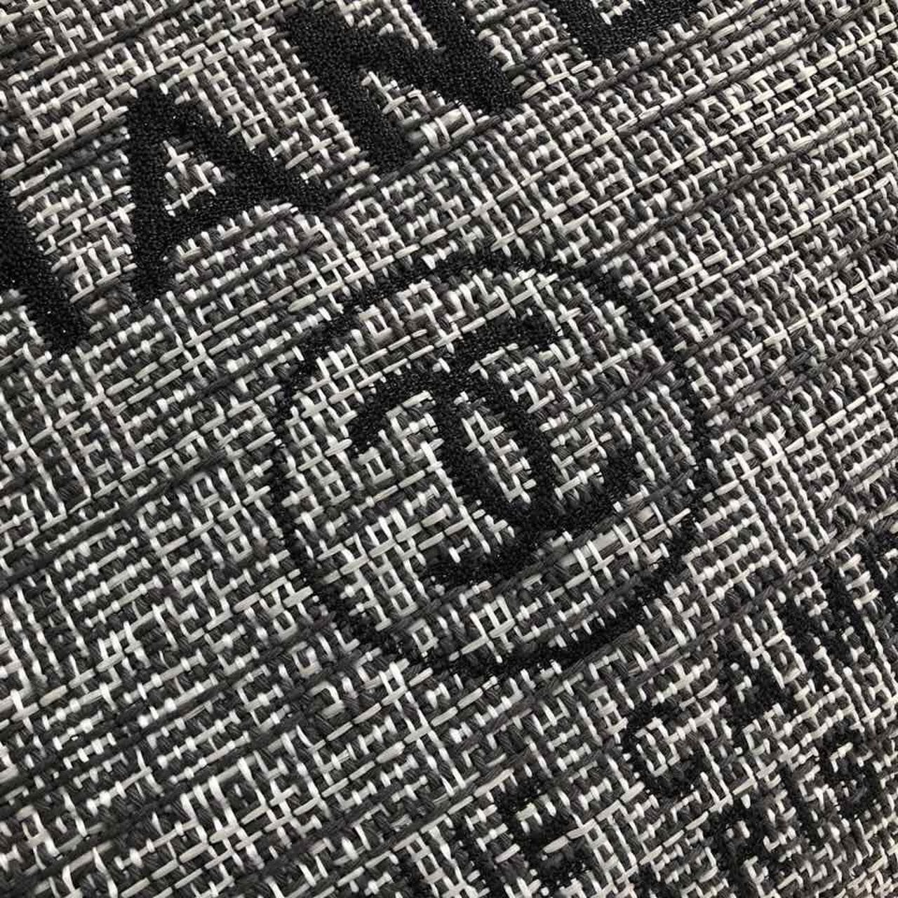 Ch**el Deauville Tote Raffia Canvas Bag