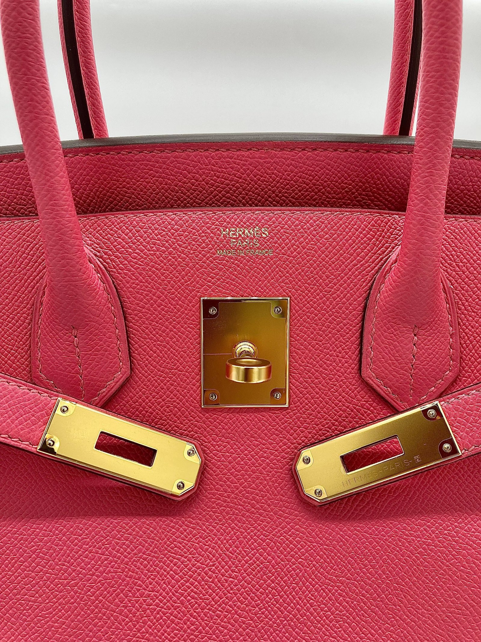 H**me5 Rose Azalee Birkin 30 Epsom Gold Hardware