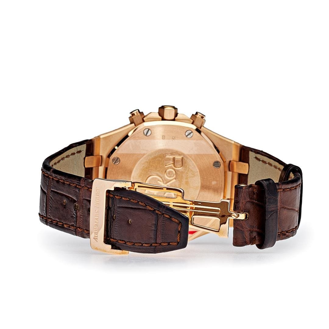 Audemars P1g*et Royal Oak 26320OR.OO.D088CR.01 Chronograph Rose Gold Silver Dial
