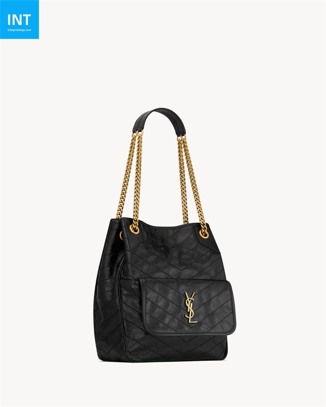 Sa1nt Lau*nt NIKI small shopping in vintage leather