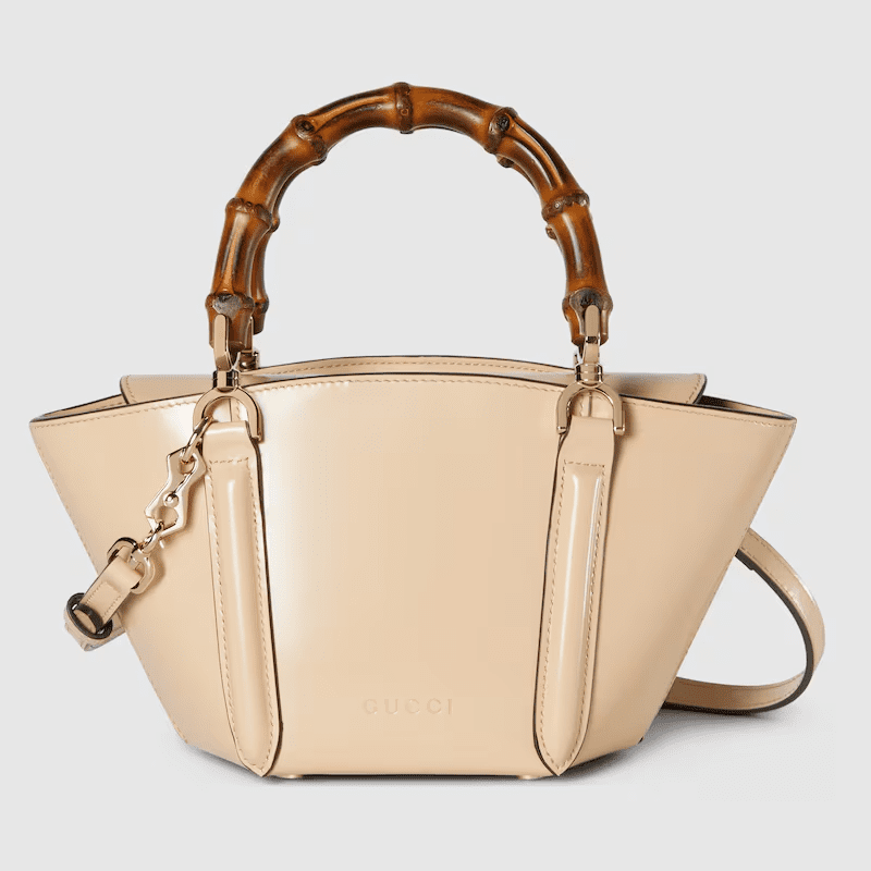 Gvc*1 Mini bamboo top handle tote bag