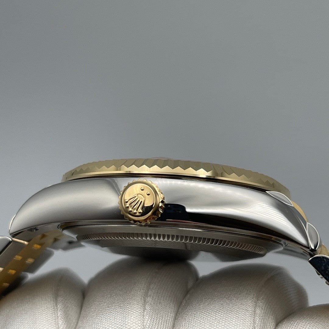 R01ex Sky-Dweller 326933 Stainless Steel Yellow Gold Champagne Dial