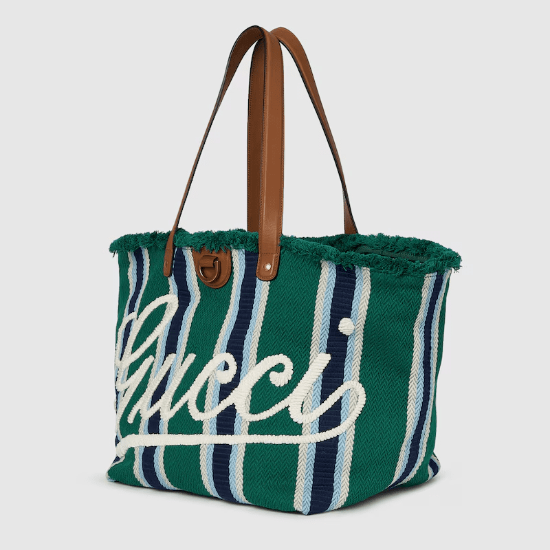Gvc*1 EMBROIDERED MEDIUM CANVAS TOTE BAG