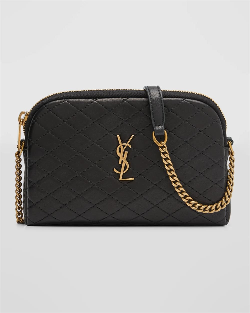 Sa1nt Lau*nt Gaby Mini Y51 Crossbody Bag in Quilted Leather