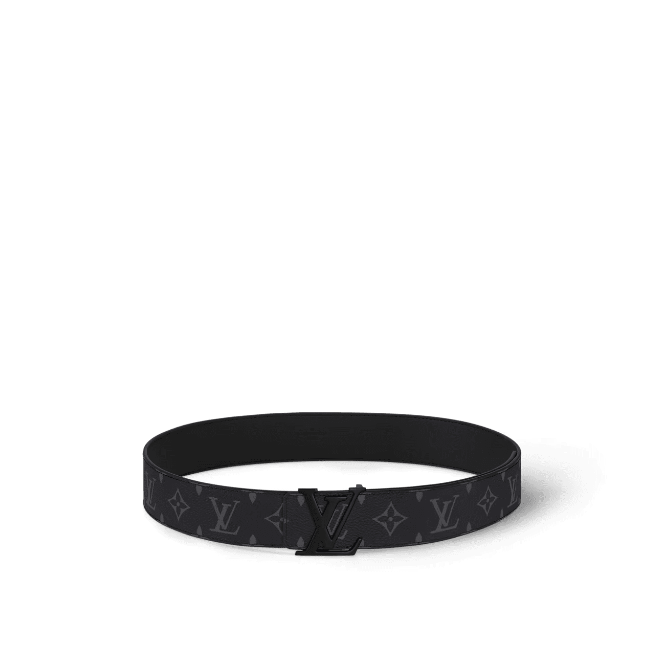 L0vis Vvtt0n M4482S LV Initiales 40mm Matte Black Belt
