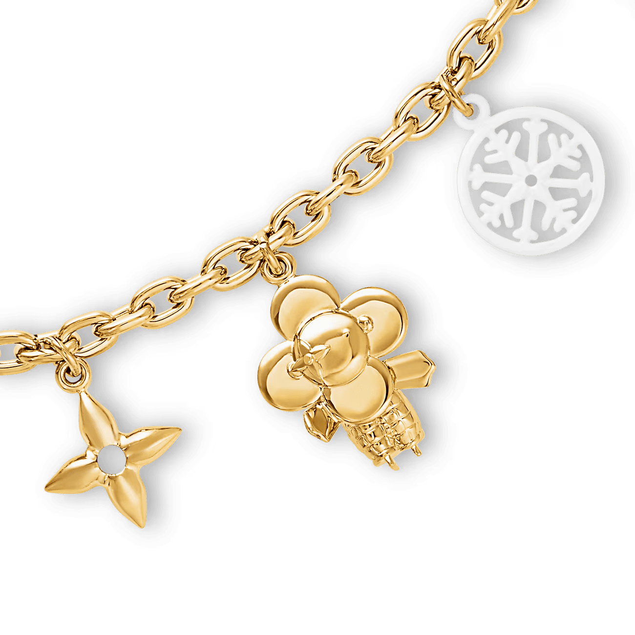 L0vis Vvtt0n M01440 Vivienne Ice Skate Chain Bag Charm