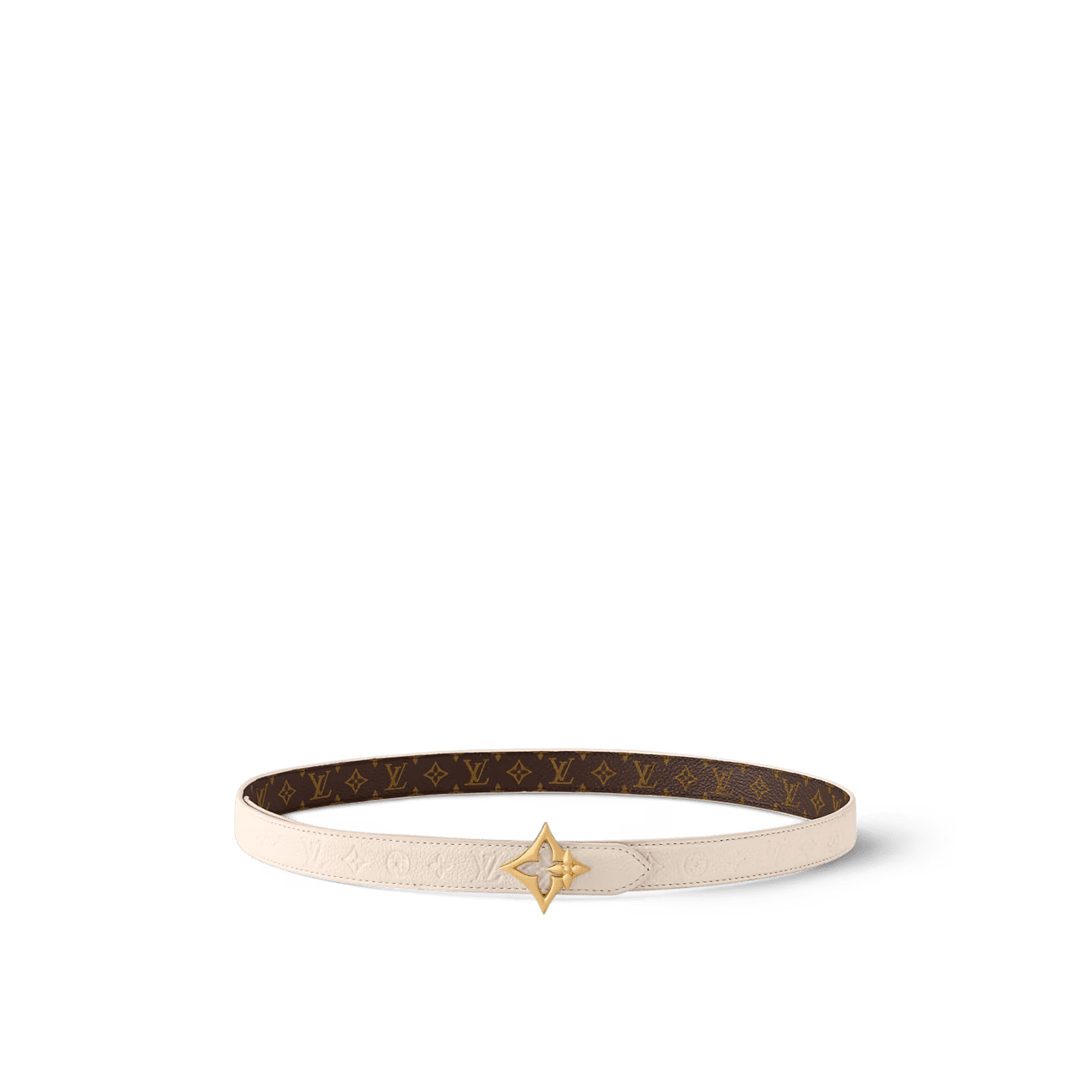L0vis Vvtt0n M4195W LV Flowergram 20mm Reversible Belt