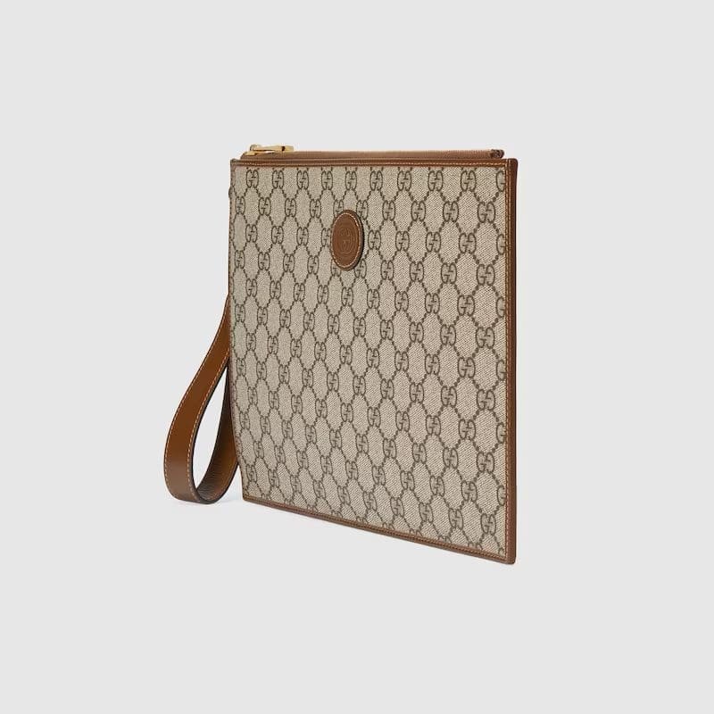 Gvc*1 POUCH WITH INTERLOCKING G