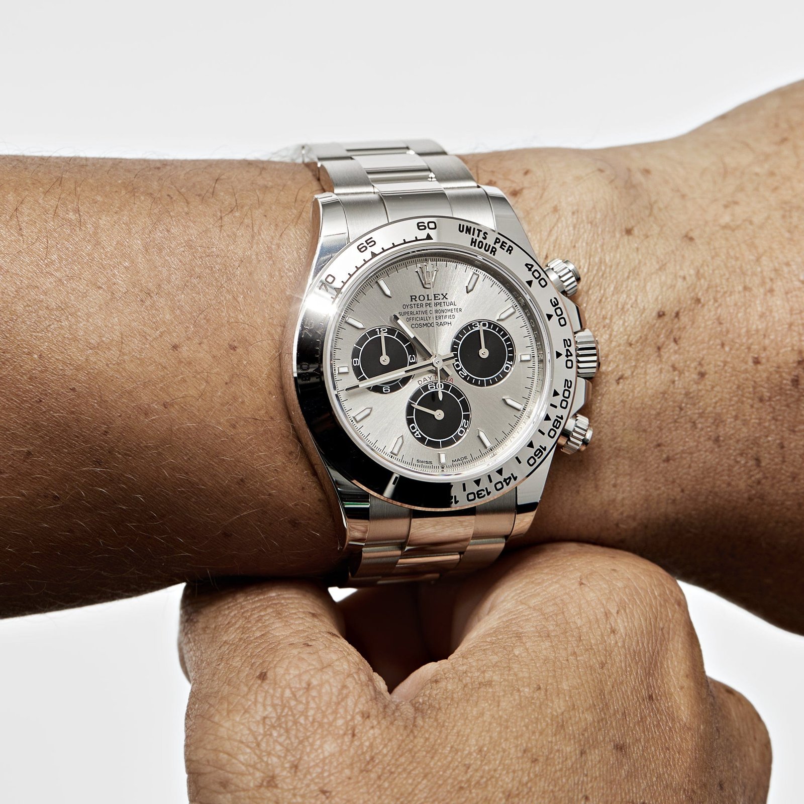 R01ex Daytona 126509 ‘Ghost’ White Gold Silver Dial (2025)