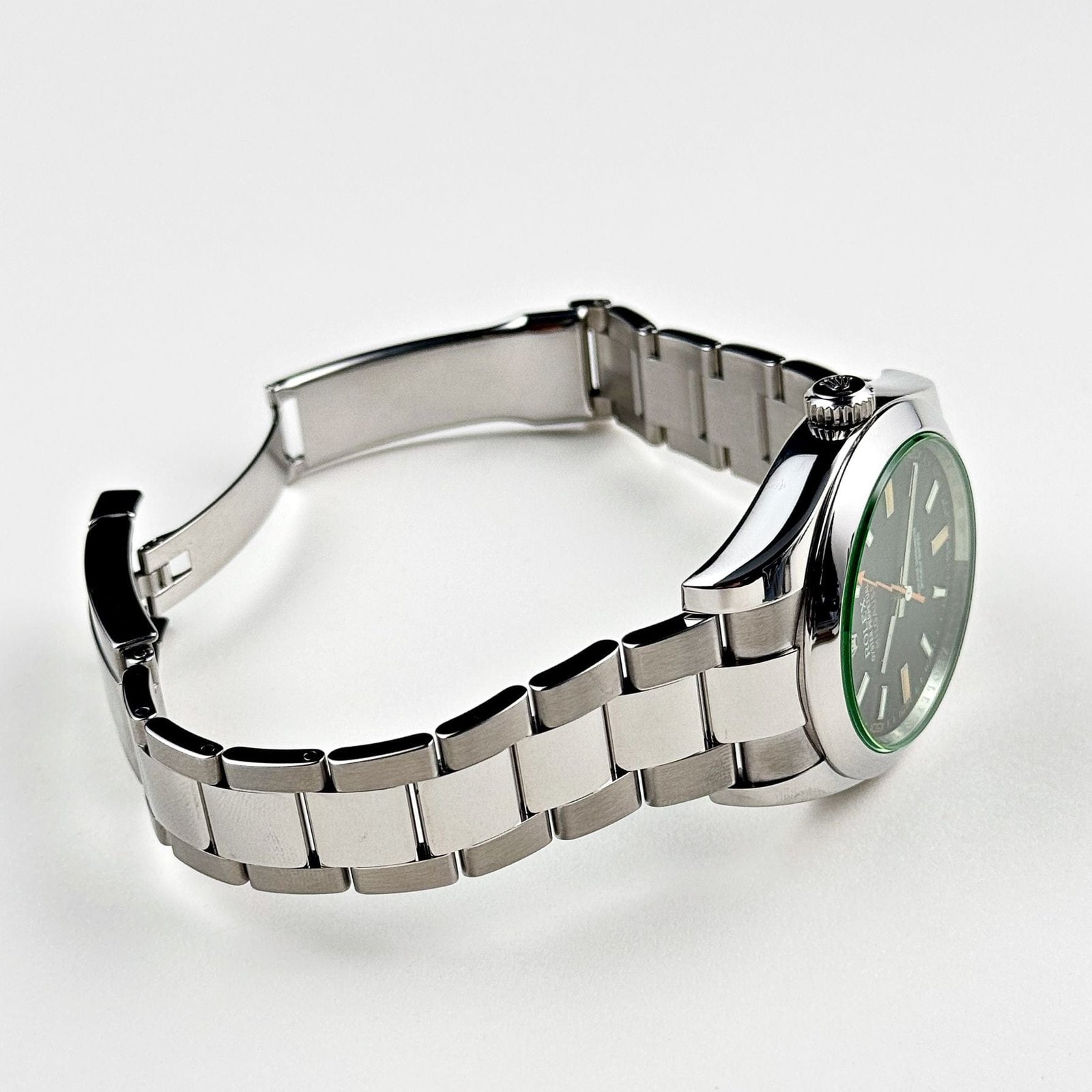 R01ex Milgauss 116400GV Stainless Steel Black Dial