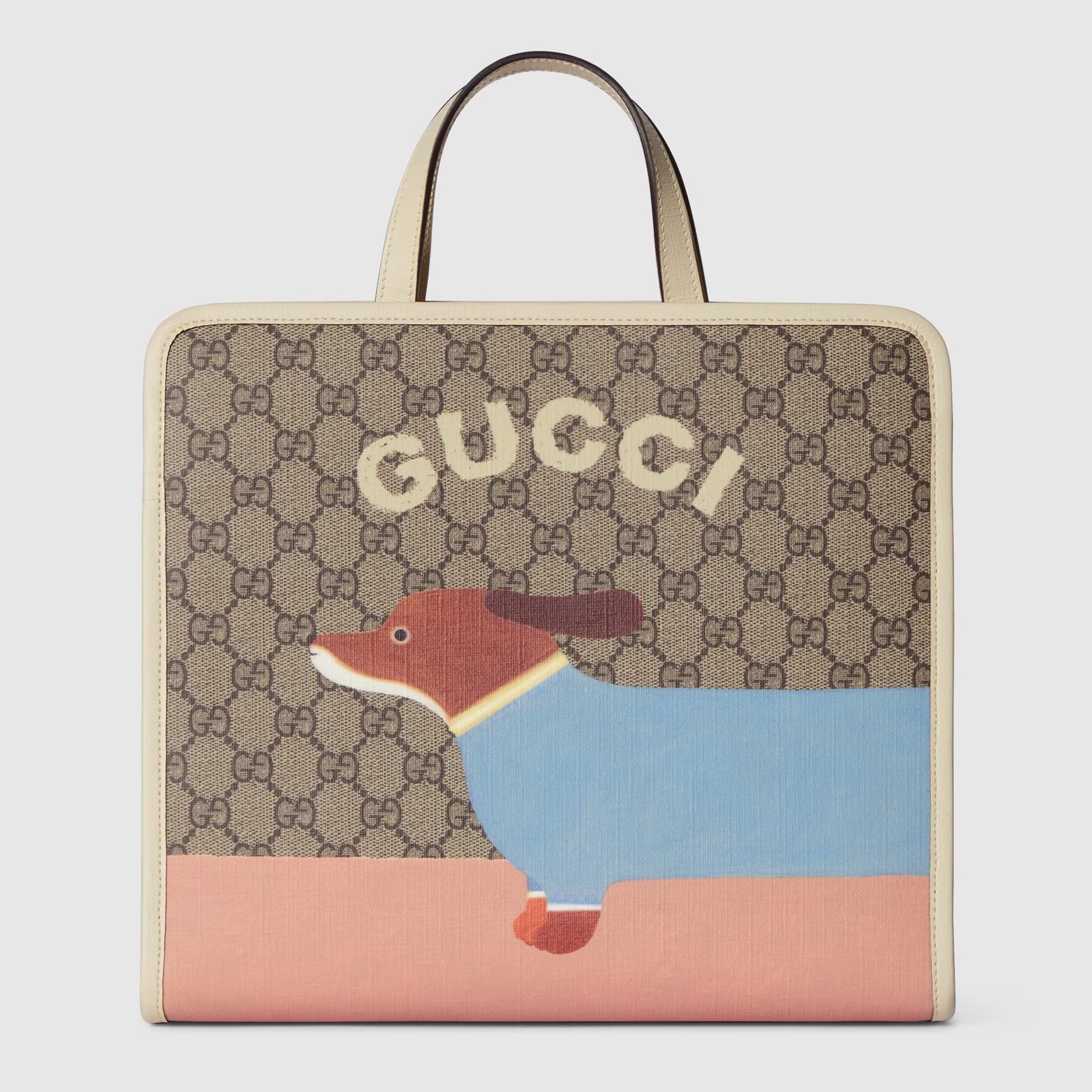 Gvc*1 CHILDREN’S DOG PRINT TOTE BAG