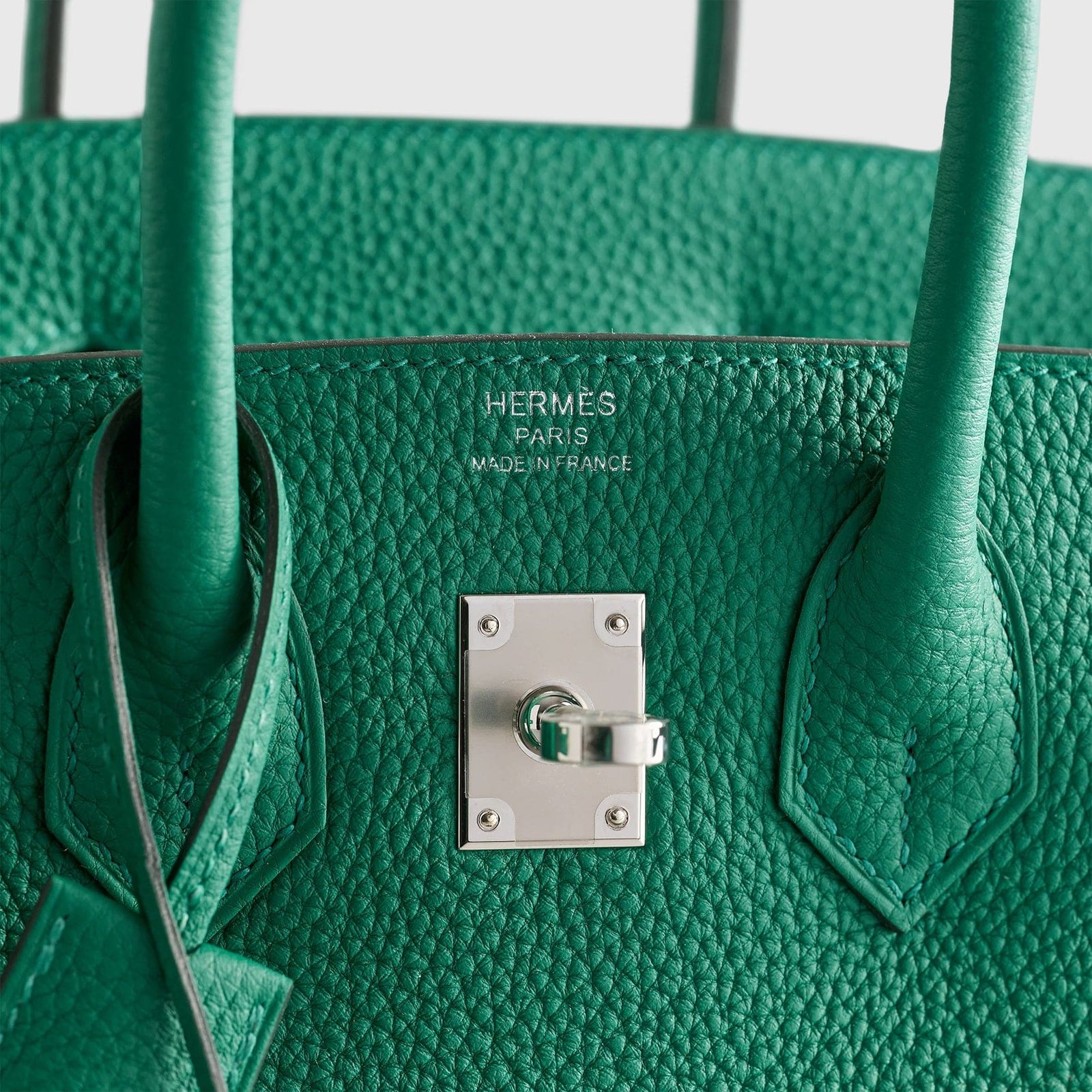 H**me5 Birkin 25 Togo Vert Vertigo Palladium Hardware