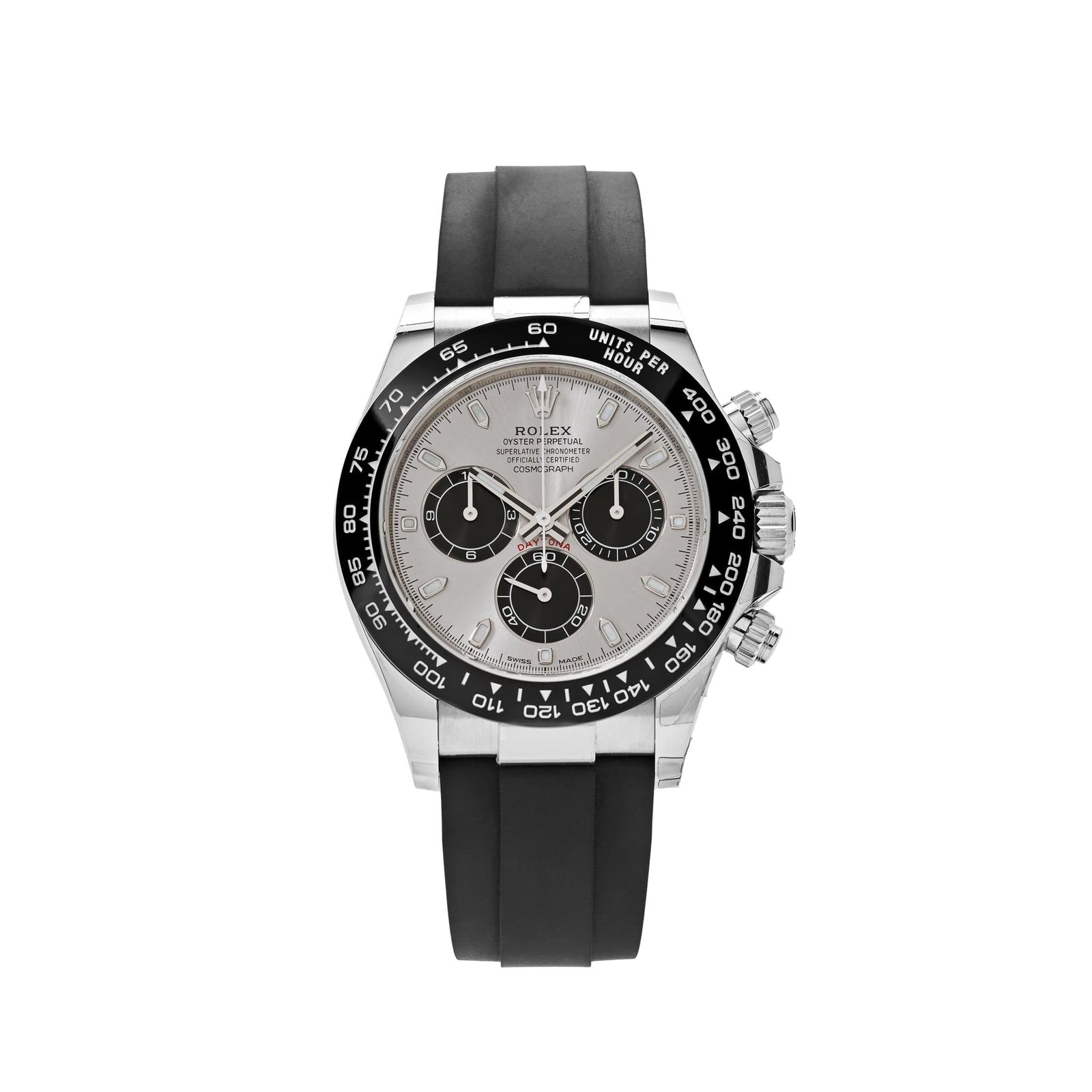 R01ex Daytona 116519LN ‘Ghost’ White Gold Bright Black Dial