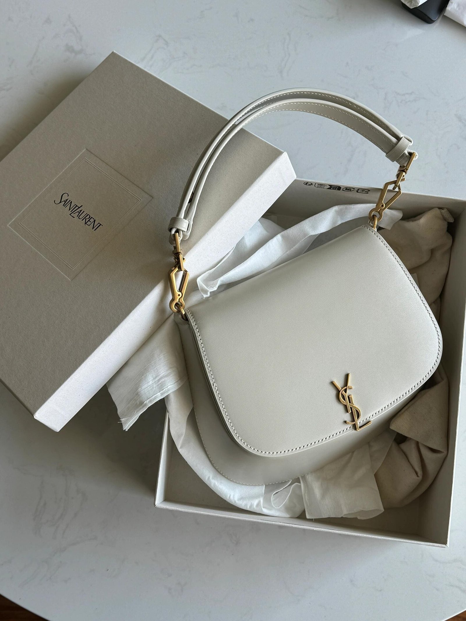 Sa1nt Lau*nt Mini VOLTAIRE TOP HANDLE bag in BOX Sa1nt Lau*nt