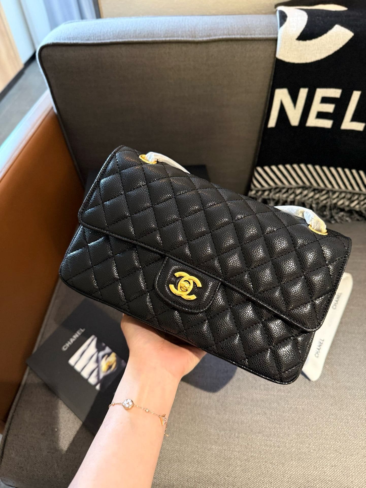 Ch**el CF Caviar Bag