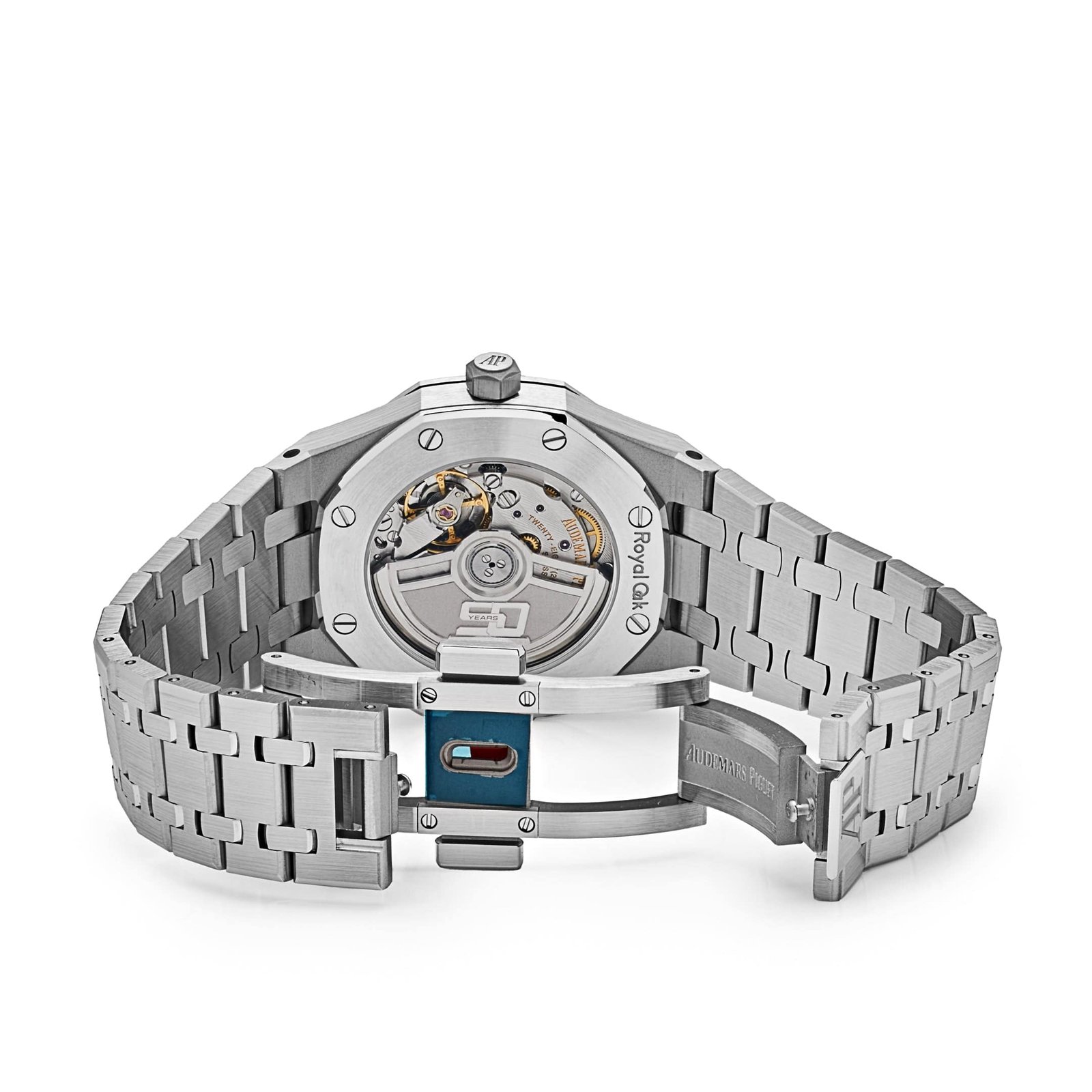 Audemars P1g*et Royal Oak 77451ST.ZZ.1361ST.01 ‘Ladies’ Selfwinding ’50th Anniversary’ Stainless Steel Light Blue Dial D1am0nd Bezel (2023)