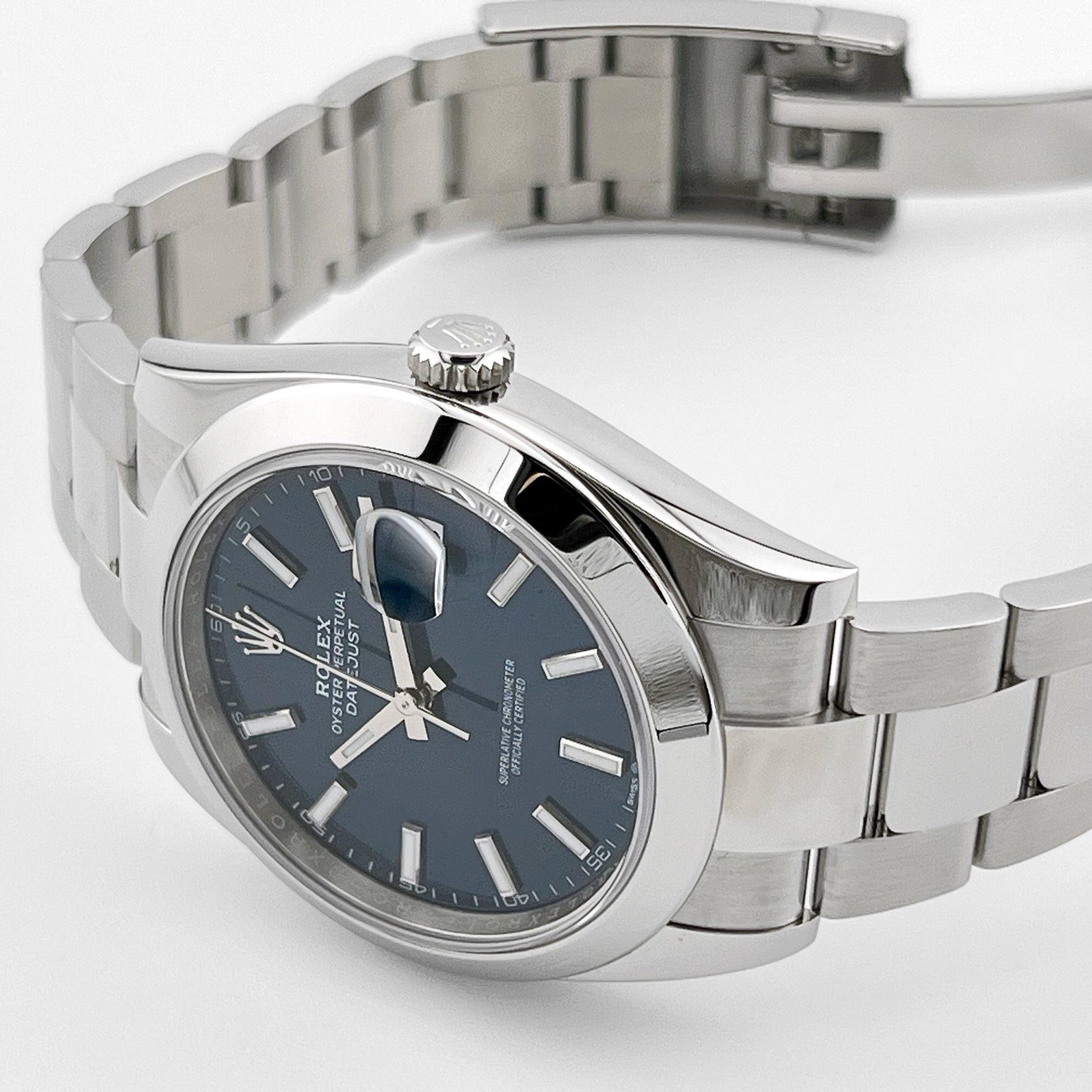 R01ex Datejust 41 126300 Stainless Steel Blue Dial Oyster