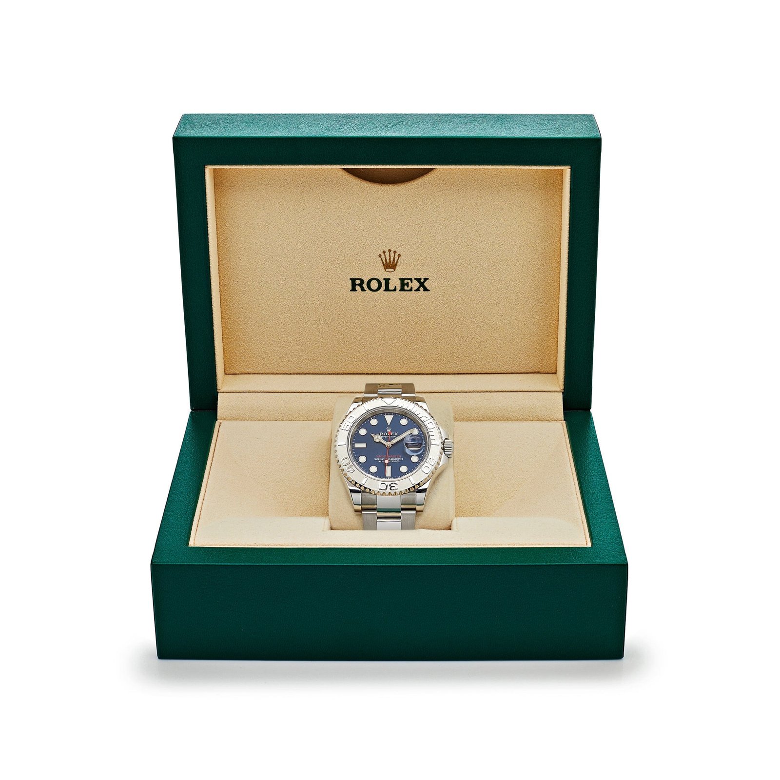 R01ex Yacht-Master 40 126622 Stainless Steel Blue Dial