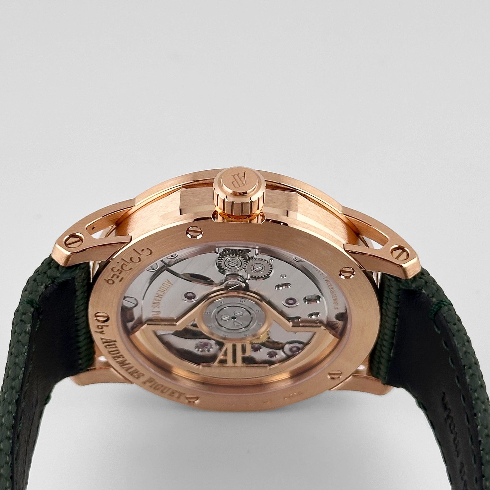 Audemars P1g*et Code 11.59 15210OR.OO.A056KB.01 Rose Gold Green Dial (2024)