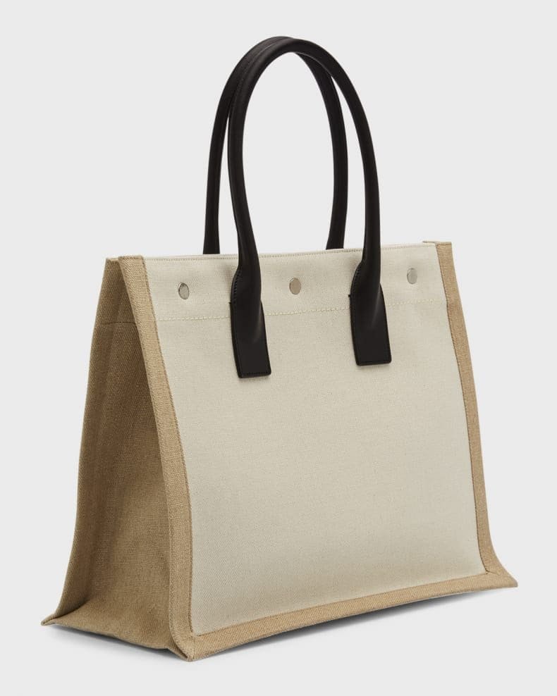 Sa1nt Lau*nt Rive Gauche Small Tote in Canvas