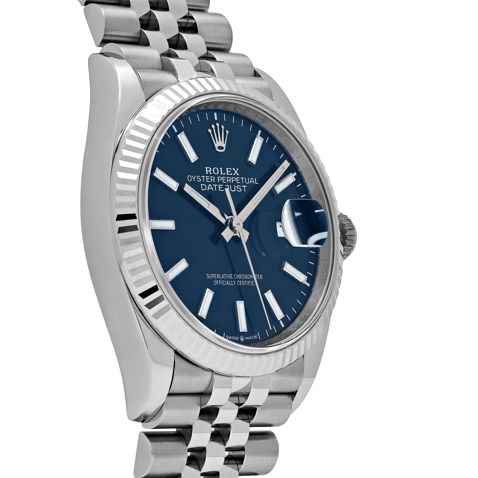 R01ex Datejust 36 126234 Stainless Steel Blue Dial Jubilee (2025)