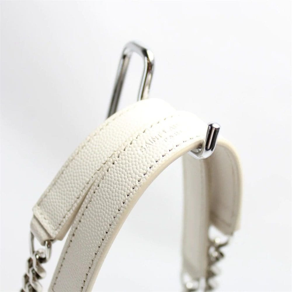 Sa1nt Lau*nt Envelope Crossbody Eggshell White