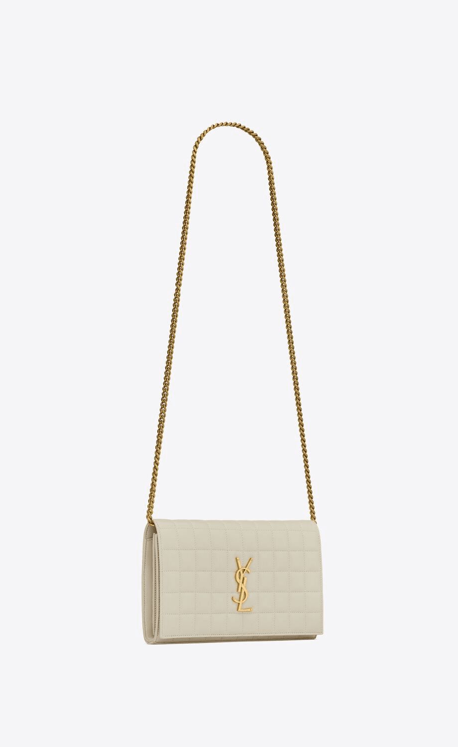 Sa1nt Lau*nt LAMBSKIN CASSANDRE CHAIN WALLET