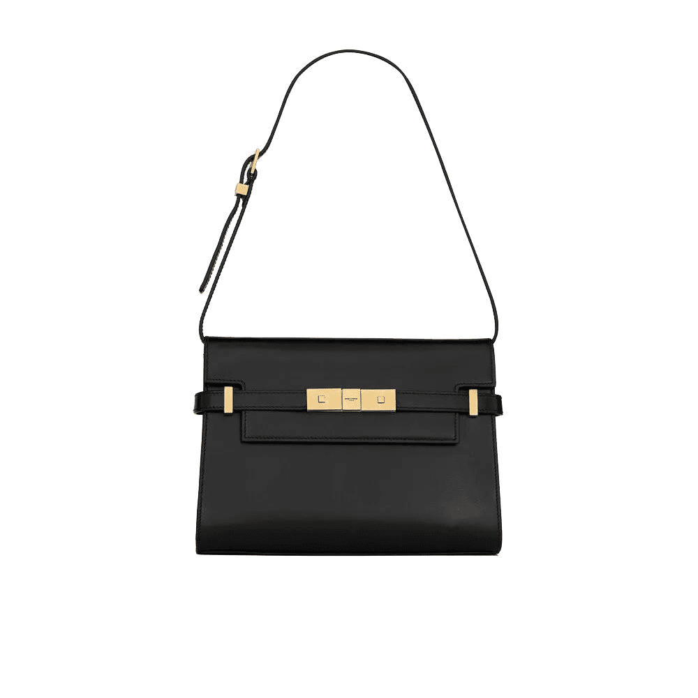 Sa1nt Lau*nt MANHATTAN SMALL SHOULDER BAG IN BOX Sa1nt Lau*nt LEATHER