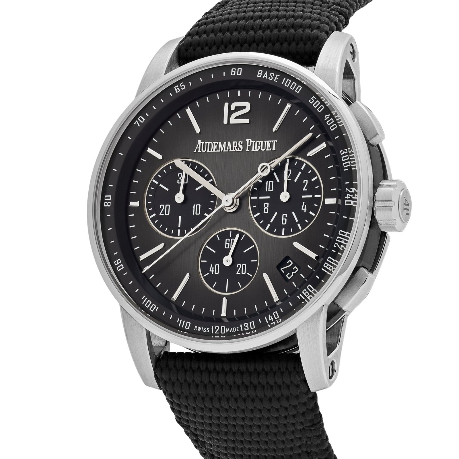 Audemars P1g*et Code 11.59 26393NB.OO.A002KB.01 Selfwinding Chronograph Black Ceramic White Gold Grey Dial