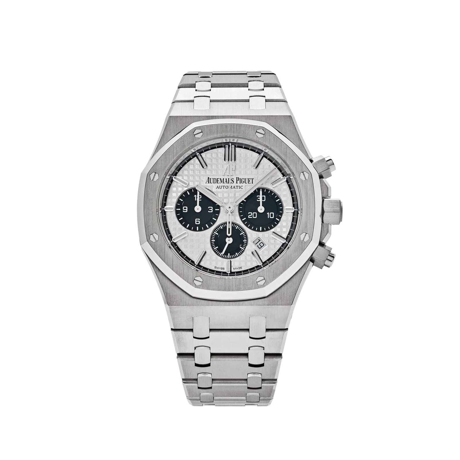 Audemars P1g*et Royal Oak 26331ST.OO.1220ST.03 Selfwinding Chronograph Stainless Steel White Dial