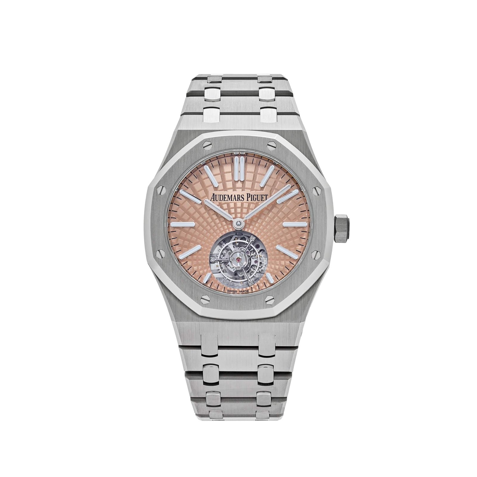 Audemars P1g*et Royal Oak 26531TI.OO.1220TI.01 Selfwinding Flying Tourbillon Titanium Salmon Dial Limited Edition (2024)