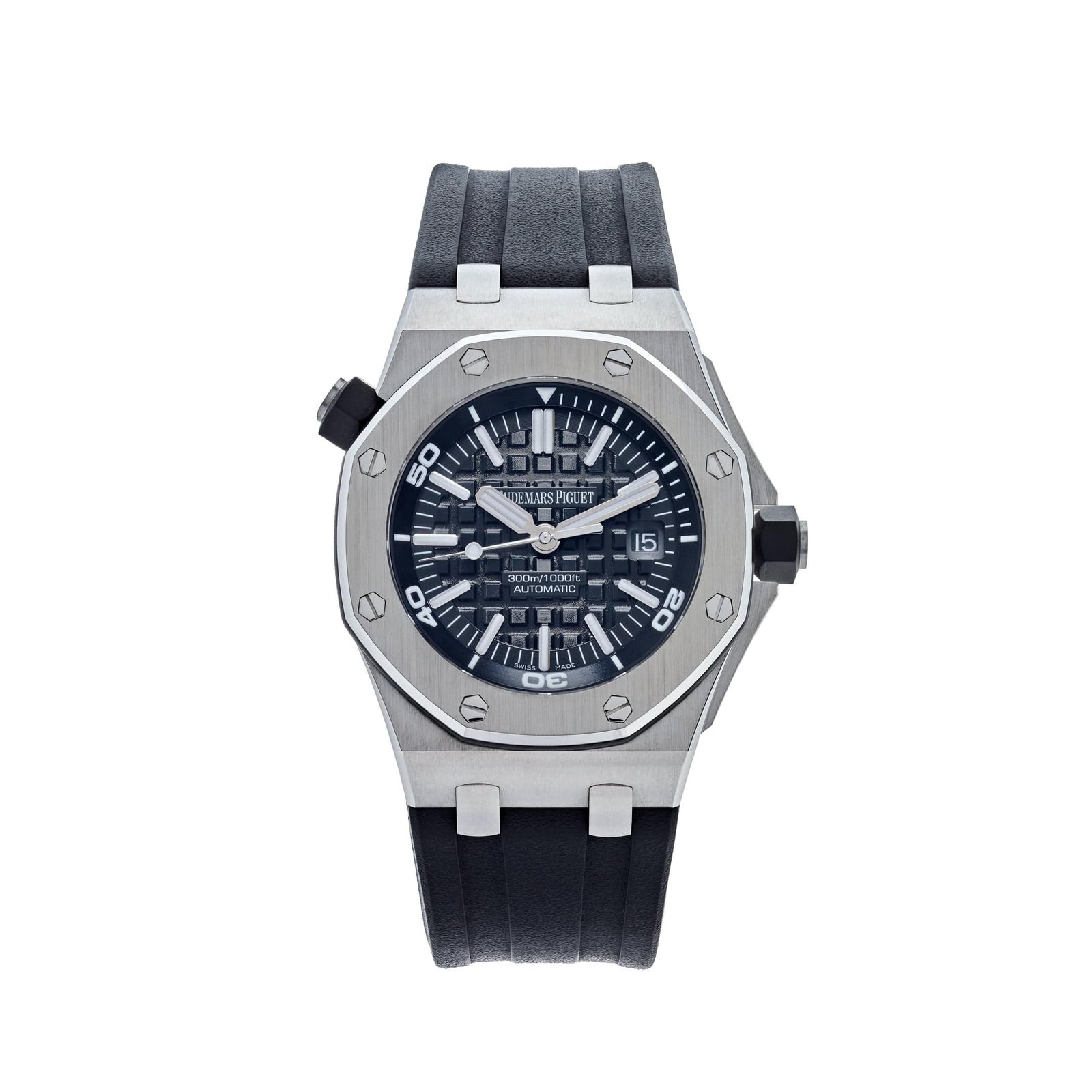 Audemars P1g*et Royal Oak Offshore 15703ST.OO.A002CA.01 Diver Steel Black Dial