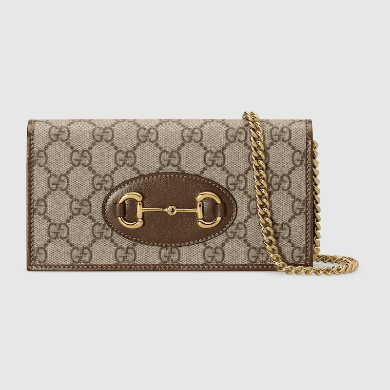 Gvc*1 Horsebit 1955 wallet with chain