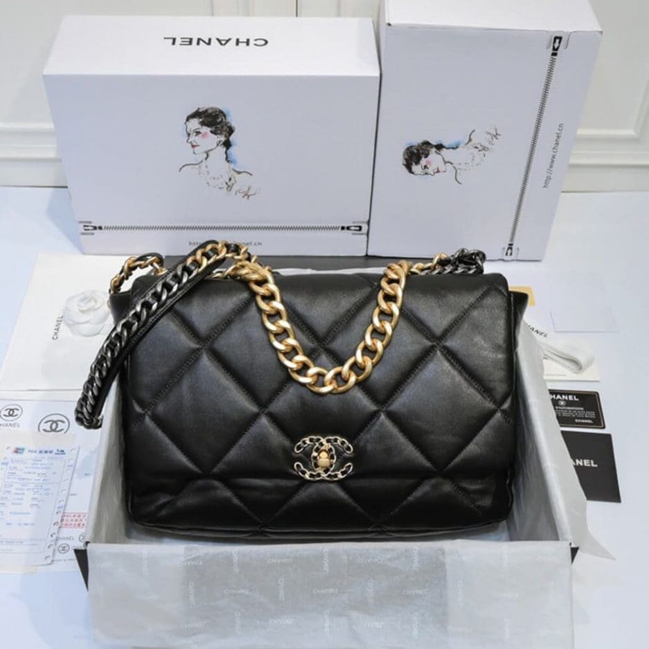 Ch**el 19 MAXI HANDBAG AS1162