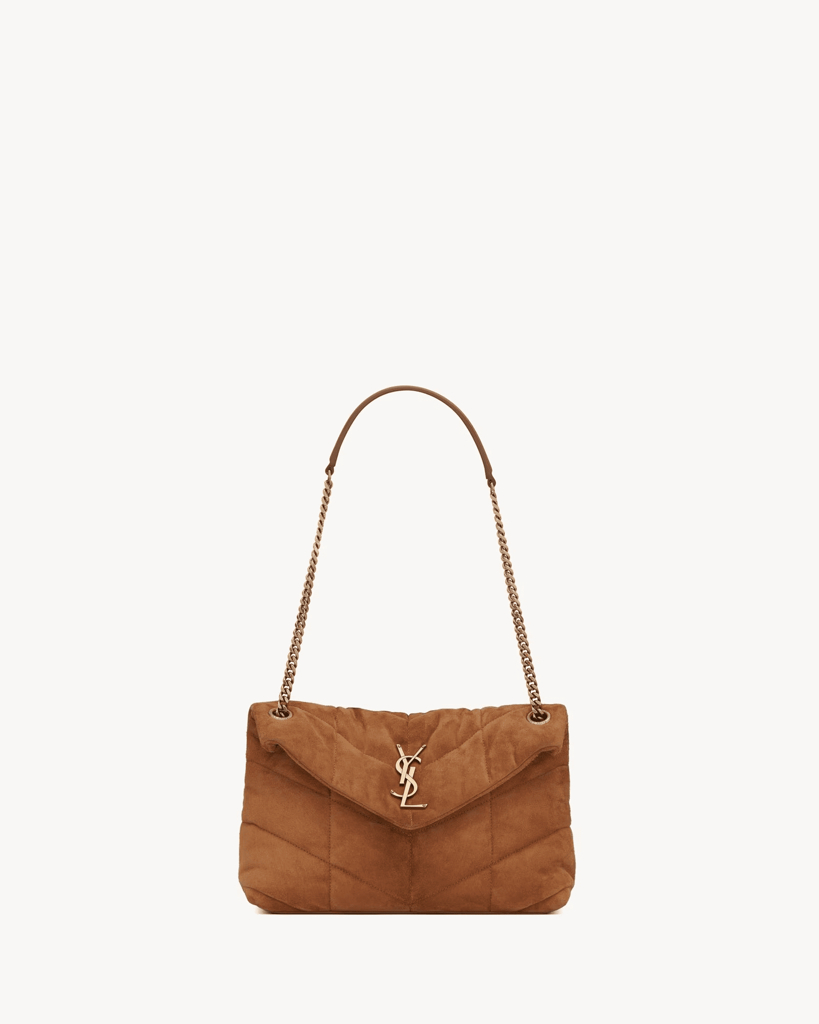 Sa1nt Lau*nt PUFFER SMALL in suede