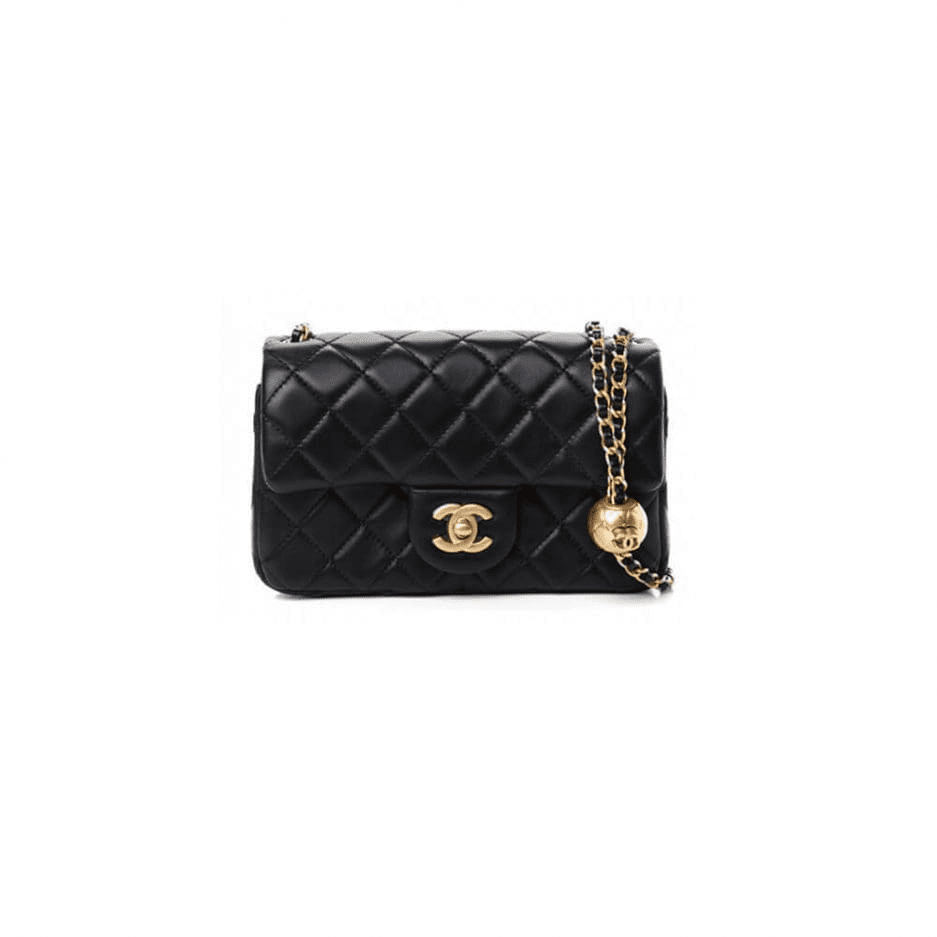 Ch**el Pearl Crush Mini Flap