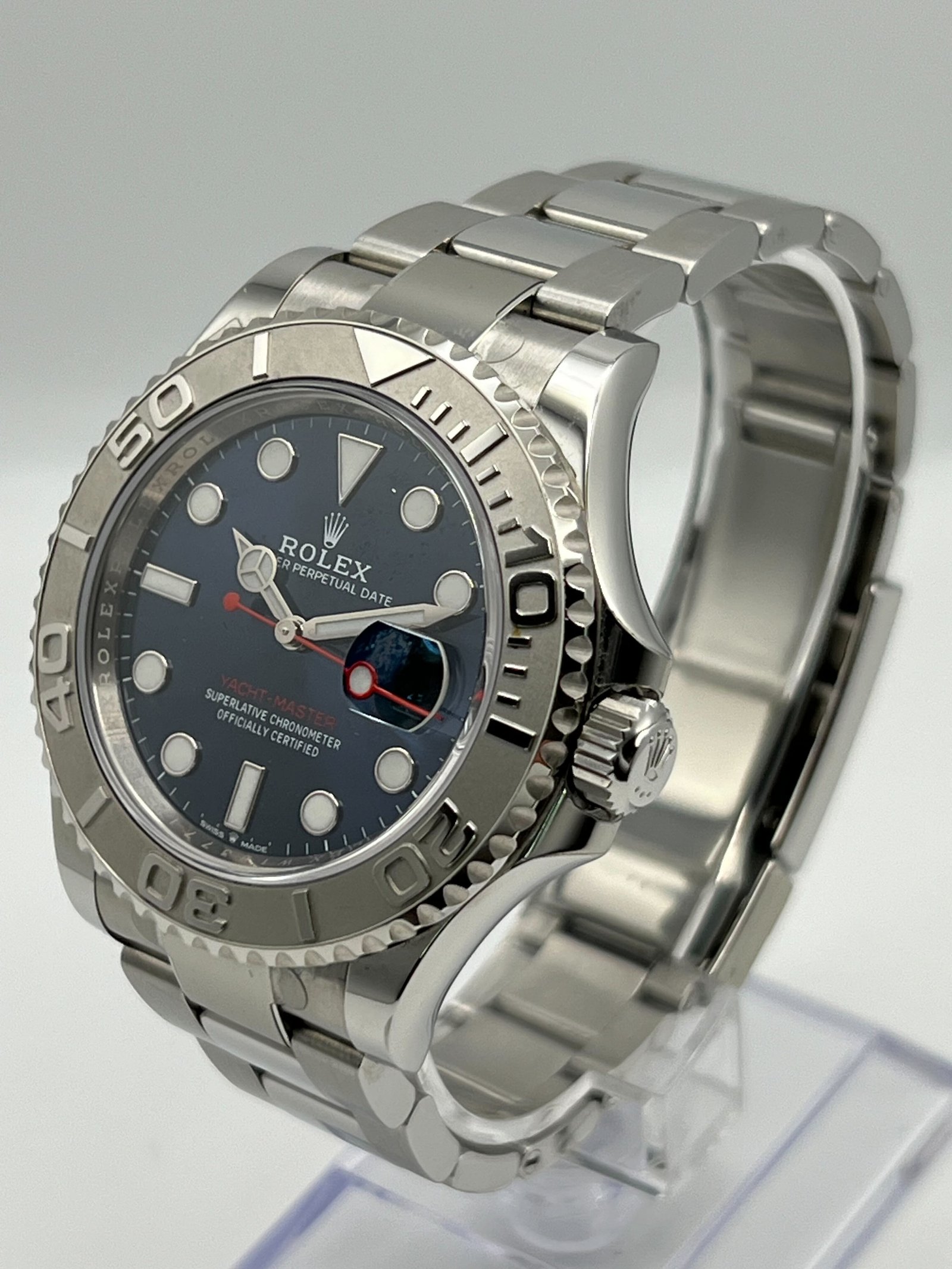 R01ex Yacht-Master 40 126622 Stainless Steel Blue Dial (2019)